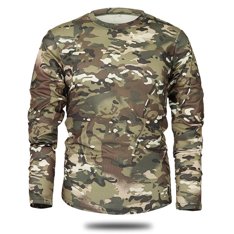 Camisa Tática Militar - Manga Comprida